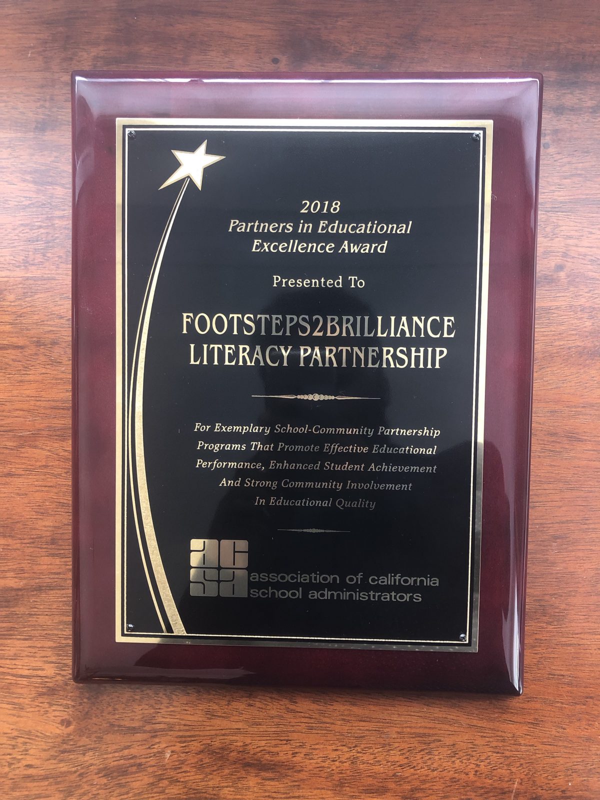 ACSA-Award – Footsteps2Brilliance